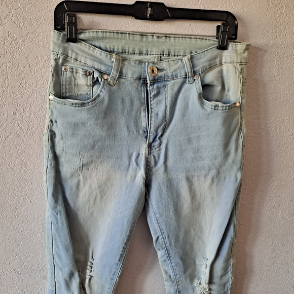 Men's Shein Light wash Skinny Jeans - Picture 2 of 6